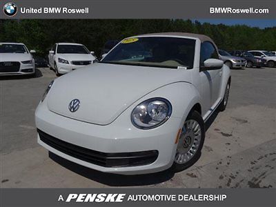 Volkswagen : Beetle-New 2 dr convertible automatic gasoline 1.8 l 4 cyl white