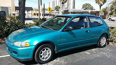 Honda : Civic VX 1992 honda civic vx hatchback unmolested all original excellent commuter