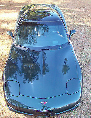 Chevrolet : Corvette Base Hatchback 2-Door CORVETTE DK BOWLING GREEN METALLIC COUPE 2001 23,000 MILE BEAUTY ALL ORIGINAL!