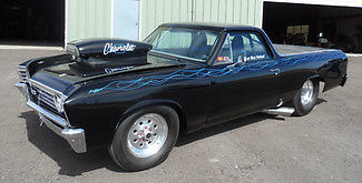 Chevrolet : El Camino Pro Street 1967 chevy el camino pro street 468 ci bbc comp cam turbo 400 trans 5700 miles
