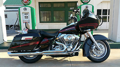 Harley-Davidson : Touring 2007 road glide black fltr fuel injected cruise security d d fat cat pipes mint