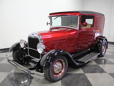 Ford : Model A Delivery FULL CUSTOM SUSPENSION, MODIFIED 350 V8, AUTO, A/C, PWR WINDOWS, FRONT DISCS,