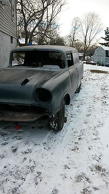 Chevrolet : Bel Air/150/210 1957 chevrolet sedan delivery project 327 th 400 12 bolt very rare only 8107 made