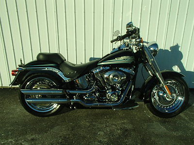 Harley-Davidson : Softail 2010 harley davidson fatboy flstf in black um 20740 mr