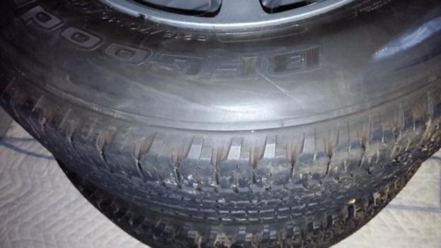 Set of 4 tires with rims for sale, 1