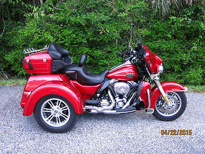 Harley-Davidson : Touring 2013 harley davidson flhtcutg tri glide trike 5 k miles deliv poss fl ga nc sc