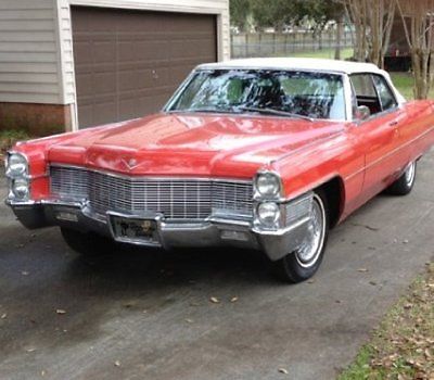 Cadillac : DeVille 1965 convertible 82500 miles automatic rwd v 8 leather