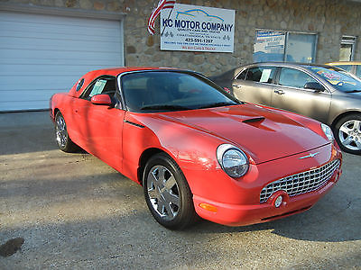 Ford : Thunderbird DELUXE WITH TWO TONE INTERIOR 2002 ford thunderbird deluxe only 2 495 miles