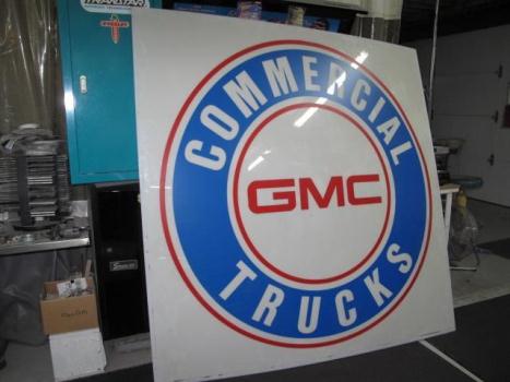 6x6 Foot GMC Commercial Truck Dealership Sign/applique, 2