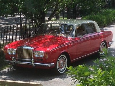 Rolls-Royce : Silver Shadow 4 doors Rare 1968 Bentley T RHD Restored Stunning Cream Over Red With Tan !