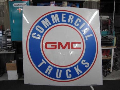 6x6 Foot GMC Commercial Truck Dealership Sign/applique