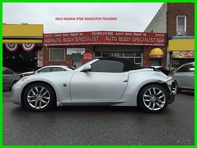 Nissan : 370Z Touring Convertible AT Automatic Fairlady 3.7 RWD Repairable Rebuildable Salvage Wrecked Runs Drives EZ Project Needs Fix Low Mile