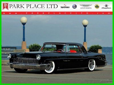 Lincoln : Continental 1956 continental mk ii black with red leather stunning custom show car