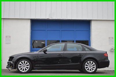 Audi : A4 2.0T Premium QUATTRO AWD TURBO AUTOMATIC MOONROOF Repairable Rebuildable Salvage Lot Drives Great Project Builder Fixer Wrecked