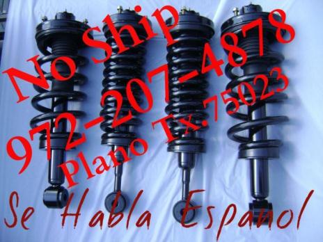 03 04 05 06 Lincoln Navigator Expedition front & rear complete struts, 0