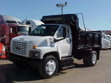 Gmc topkick c7500 single axle dump truck for sale