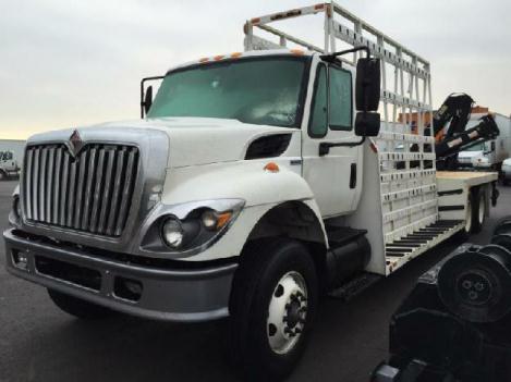 International 7400 crane truck for sale