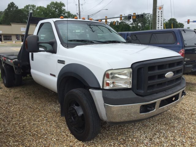 Ford : Other Pickups 2WD Reg Cab 2007 ford f 450 regular cab diesel flatbed power package clean carfax f 550 350