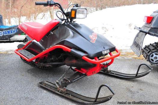 1989 YAMAHA SNO SCOOT! New Track! Excellent condition!