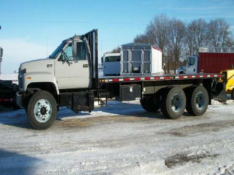 Gmc topkick c8500 flatbed truck for sale