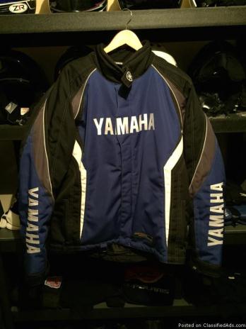 YAMAHA Mens XL Snowmobile Jacket, XL Bibs & Leather Gloves