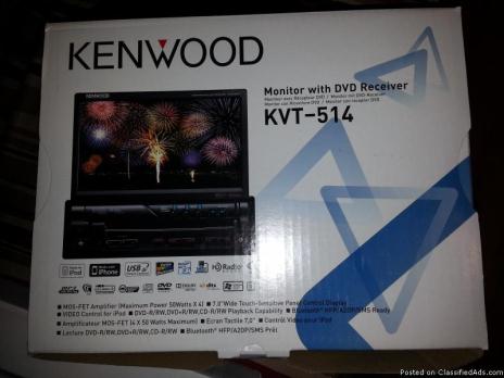 GPS, Monitor with DVD Receiver -Kenwood, 0
