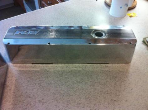 B&M valve covers two piece small block chevy