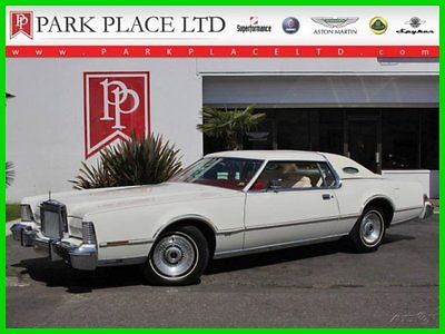 Lincoln : Continental 1975 lincoln continental mark iv lipstick edition only 6 425 miles