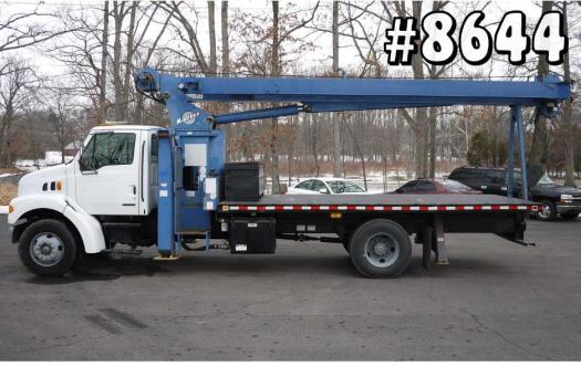 8644 2000 sterling manitex boom crane truck 14 ton