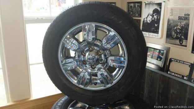 2010 Ford F150 chrome wheels/tires
