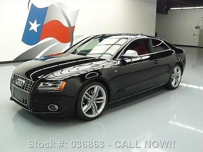 Audi : S5 2009   QUATTRO AWD RED LEATHER SUNROOF NAV 49K MI 2009 audi s 5 quattro awd red leather sunroof nav 49 k mi 036863 texas direct