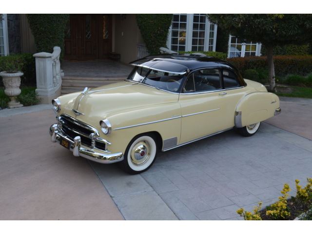Chevrolet : Other StylelineDLX 1950 chevy styleline deluxe coupe two owners 71 k miles full restoration