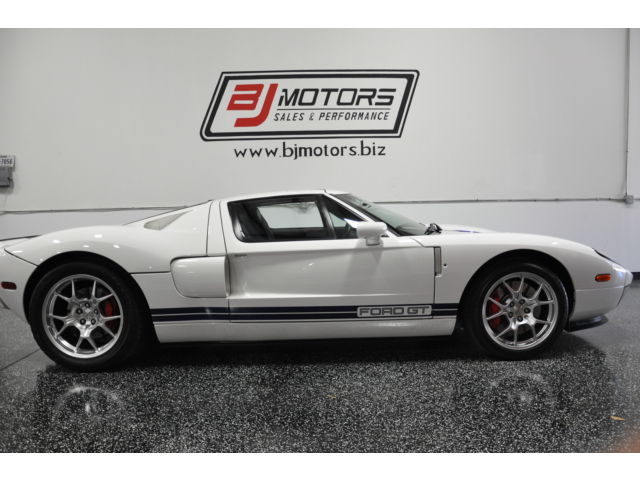 Ford : Ford GT GT 2006 ford gt gt 40 white red calipers gt 5 k miles pulley tune exhaust