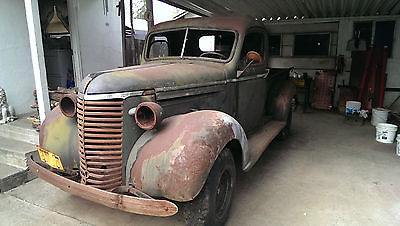 Chevrolet : Other Pickups pickup 1939 chevy pickup all original and complete barn find motor turns