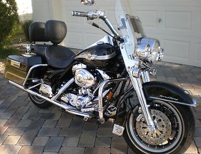 Harley-Davidson : Touring 2003 anniversary edition road king black excellent condition xtras