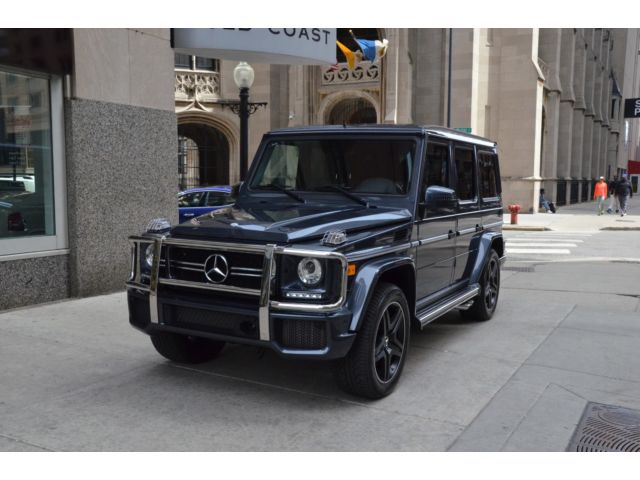 Mercedes-Benz : G-Class G Wagon 2013 mercedes g 63 amg one owner only 6 k miles steel gray 135 k msrp