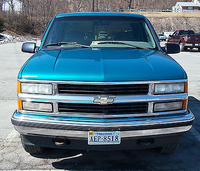 Chevrolet : C/K Pickup 1500 2 Door  96 chevrolet silverado z 71 extended cab 4 x 4 pick up truck k 1500 needs work as is