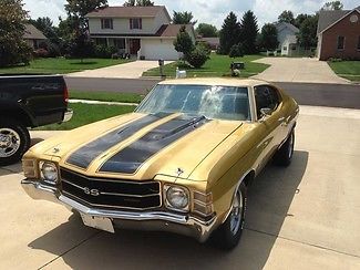 Chevrolet : Chevelle SS 1971 chevy chevelle ss 2 door new 454 455 hp crate engine with 600 miles
