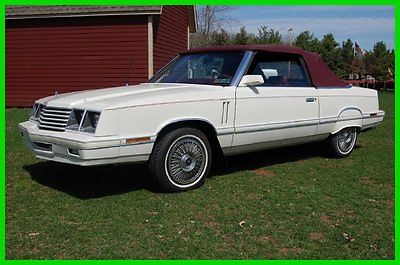 Dodge : Other 1982 used 2.2 l i 4 8 v fwd convertible