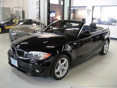 BMW : 1-Series Base Convertible 2-Door 2012 bmw 1 series 128 i cabriolet black on black 2 800 m