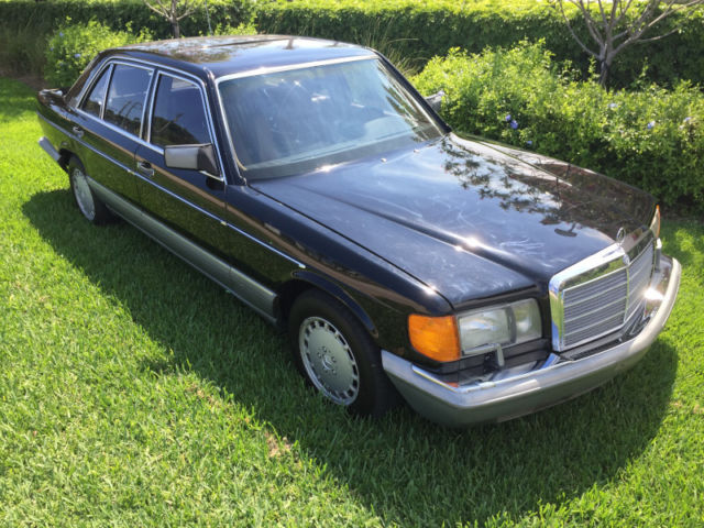 Mercedes-Benz : 400-Series Base Sedan 4-Door 1986 mercedes benz 420 sel black sunroof and a c