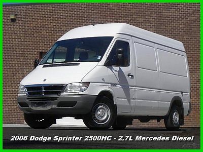 Dodge : Sprinter High Ceiling Sprinter 06 dodge sprinter van 2500 hc cargo van 2.7 l mercedes diesel used high ceiling