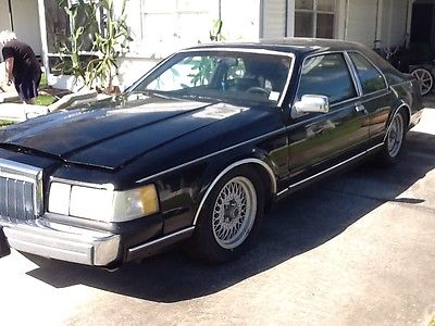 Lincoln : Mark Series LSC 1992 lincoln mark 7 great condition 2 door coupe black moonroof ag wheels