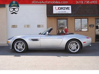 BMW : Z8 Base Convertible 2-Door RARE Z8 6 SPEED MANUAL 1 OWNER Service History Red Interior Hard Top!