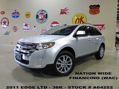 Ford : Edge Limited 11 edge limited fwd back up cam htd lth sync chrome wheels 38 k we finance