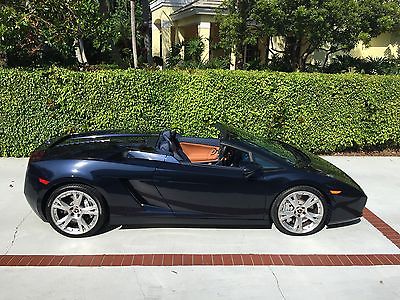 Lamborghini : Gallardo Spyder Convertible 2-Door 2008 lamborghini gallardo spyder convertible clean one owner with all records