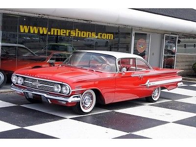 Chevrolet : Impala 1960 chevrolet impala 283 automatic vintage a c ps pb red on red