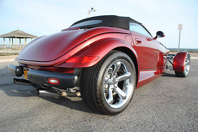 Chrysler : Prowler Roadster 2002 chrysler prowler rare deep candy red pearl 3 300 miles chrome wheels