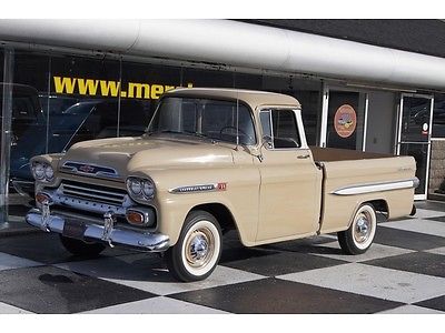Chevrolet : Other 1959 chevrolet apache fleetside california truck air conditioning restored