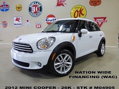 Mini : Cooper 12 cooper countryman automatic leather bluetooth 17 in wheels 26 k we finance